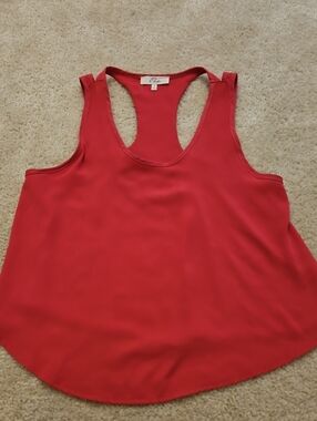 Red Racerback Tank Top by Ella